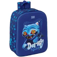 Safta - Sac à dos mini 6L, motif K-pop, collection "Demon Hunters", design "Derpy", couleur bleue. Pour enfants, couleur bleue, taille unique