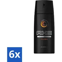 Axe Ax - Déodorant spray pour le corps - Musc - 150 ml - Pack économique - 6 pièces