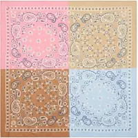 s.Oliver Foulard beige / bleu clair / marron / rose