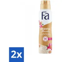 Fa Pflege Fa - Oriental Moments - Déodorant spray - Rose du désert & bois de santal - 150 ml - Pack économique - 2 pièces