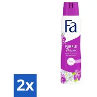 Fa Pflege Déodorant spray Fa Violet Leaves Passion 150 ml - Pack économique - 2 pièces