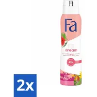 Fa Pflege Fa Déodorant Spray Fiji Dream 150 ml - Pack avantage - 2 pièces