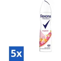 Rexona – Déodorant spray – Motion Sense – Tropical – Antisudorifique & Transpirant – 150 ml - Pack économique - 5 pièces