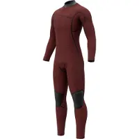 Mystic Majestic 5/4 Mm Long Sleeve Chest Zip Neoprene Suit Gris M Homme
