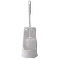 Betra Brosse à WC 140 mm x 370 mm Blanc Plastique