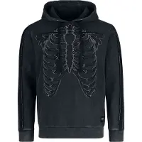Black premium by emp Sweat-shirt à capuche de - Crâne & Os - S - XXL - pour Homme - noir - Taille M