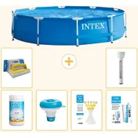 Intex Piscine tubulaire rectangulaire - 366 x 76 cm - 7 pièces - Modèle S21333