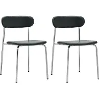 House Doctor Ensemble de 2 chaises Pova vert foncé