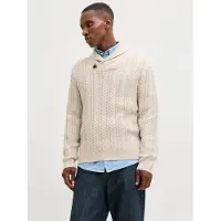 Jack & Jones Premium Pull-over 'JPRBLUSEAN' beige clair