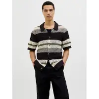Jack & Jones Premium Vestes en maille 'JPRBluwilmer' gris / olive / noir / blanc naturel