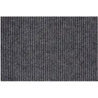 Rugsx Paillasson antidérapant pour les mètres courants GIN 1206 Liverpool extérieur, intérieur, sur caoutchouc brun clair 80 cm 80x200 cm
