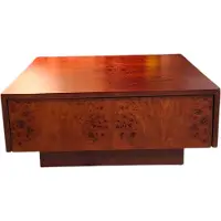 Ferm Living Burl Storage Table basse (Dark Stained Burl) - Second Chance