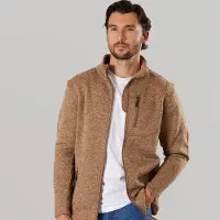 True North Veste Homme en Polaire plate Bark