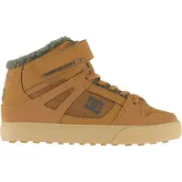 Dc-shoes Chaussures Bottes - Pure High-Top WNT EV - Wheat - - 35 - Bottes