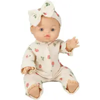 Heless Poupée bébé fille avec combinaison, collection "Cheeky Fruits" - 34 cm
