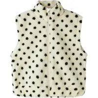Name it Gilet 'NKFNOLPO' noir / blanc cassé