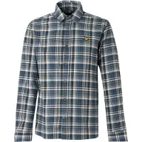 Lyle & Scott Chemise bleu / blanc