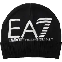 Emporio Armani Bonnet noir / blanc