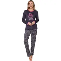 Rebelle Pyjama 'Furry Friend' gris foncé