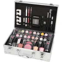 ZMILE Cosmetics Trousse de maquillage Aluminium Qualité professionnelle avec Manucure 58 Pièces Trousse Aluminium