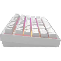Dark Project Clavier de jeu mécanique ALU Terra Nostra R2, blanc - disposition ANSI US