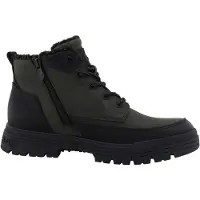 Tom Tailor Bottines à lacets sapin / noir