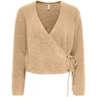 ONLY Cardigan 'ONLLIVA' beige chiné