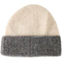 Samsøe & Samsøe Bonnet 'Jeanne' beige clair / anthracite