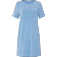 Hanro Chemise de nuit ' Natural Elegance ' bleu clair