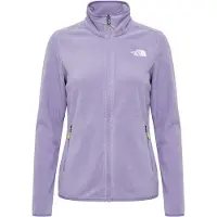 The North Face Veste en polaire fonctionnelle 'Glacier' lavande / blanc
