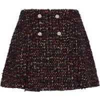Faina Jupe 'Festive' vert clair / orange / rouge carmin / noir