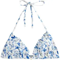 Next Hauts de bikini bleu / blanc