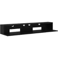 vidaXL Bureau d'ordinateur noir, imitation chêne, 152 x 36 x 19,5 cm