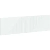 vidaXL Tête de lit murale HAARLEM, blanche, en bois composite