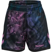 Hummel Pantalon de sport bleu / violet / rose / noir