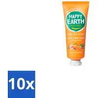 Happy Earth 10 x Déodorant crème , senteur Rose Petitgrain, 40 ml - Pack avantage - 10 pièces