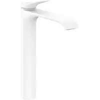Hansgrohe robinet mélangeur pour lavabo Vivenis, modèle 250, pour vasques à encastrer sans bonde, finition blanc mat
