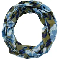 Seasalt Cornwall Écharpe 'May Garland Circle' bleu marine / opal / olive / blanc