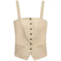 Marks & Spencer Gilet de costume beige