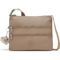 Kipling Alvar 5l Crossbody Beige,Marron Homme