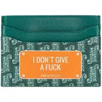 John Hatter & Co I Don´t Give A Fuck Wallet Vert Homme