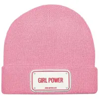 John Hatter & Co Rubber Girl Power Beanie Rose