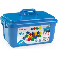 Miniland Superpegs 2 Plates Clair Enfants