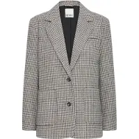 Ichi Blazer gris foncé / blanc