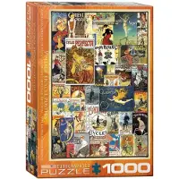 Eurographics Puzzle Vintage Bicycle Posters - 1000 pièces