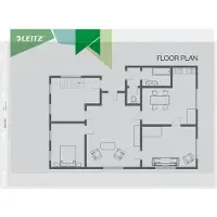 Leitz Pochette, A3 paysage, PP, grainé, ouverture en haut 0,10 mm, indélébile, perforation : 80-80-80 mm (A3, 50x)