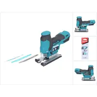 Makita DJV 185 Z Scie sauteuse oscillante sans fil 18 V Brushless + 3 pcs. jeu de lames - sans batterie
