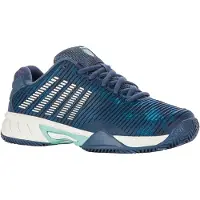 K-swiss Chaussures de Tennis Kids Hypercourt Express 2 HB Indian Teal Star White Moonstruck-Taille 35,5
