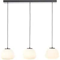 Philips Lampe suspendue Kaizen noir avec blanc Ø 25cm