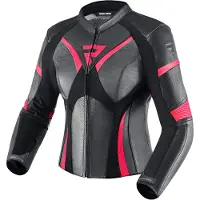 Rebelhorn Rebel Veste en cuir moto pour femmes Taille